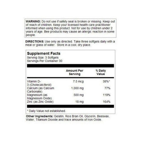 Life Time Nutritional Specialties, Calcium Magnesium Zinc, 90 softgels