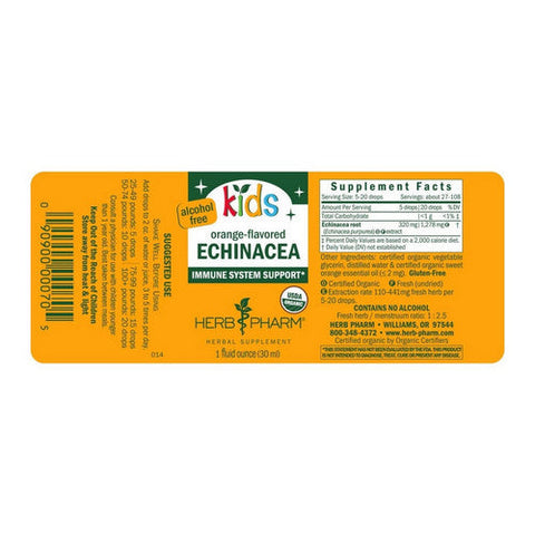 Herb Pharm, Kids Echinacea, 1 Oz Herb Pharm