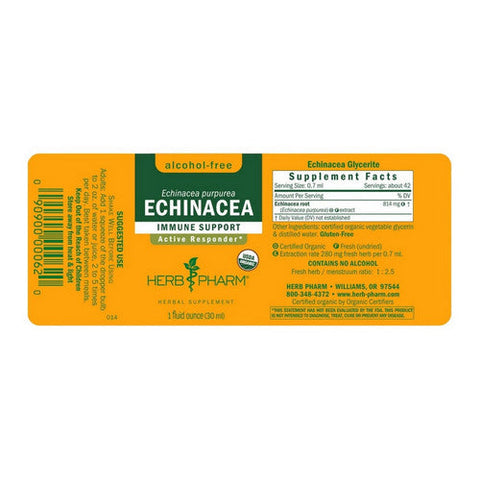 Herb Pharm, Echinacea Glycerite, 1 oz Herb Pharm