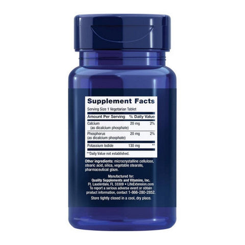 Life Extension, Potassium Iodide Tablets, 130 mg, 14 tabs