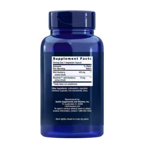 Life Extension, Blueberry Extract Capsules, 60 vcaps