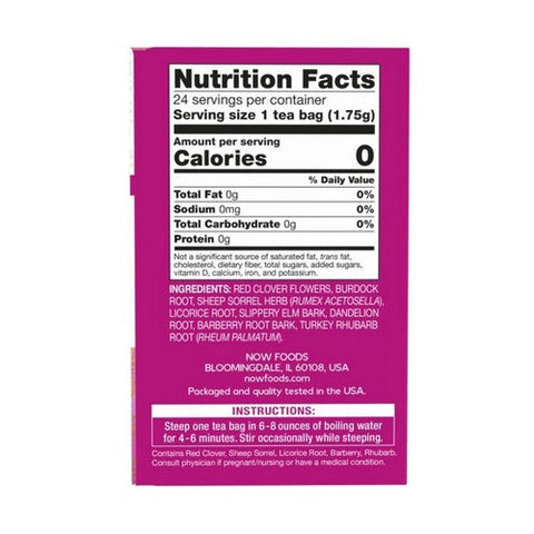 Now Foods, Ojibwa Tea, 24 bags Now Foods