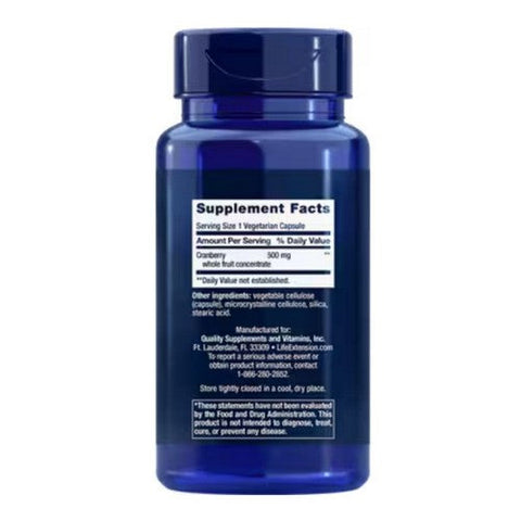Life Extension, Cran Max, 500 mg, 60 vcaps Life Extension
