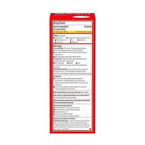 Tylenol, Children's Pain Plus Fever Acetaminophen Oral Suspension Cherry, 4 Oz