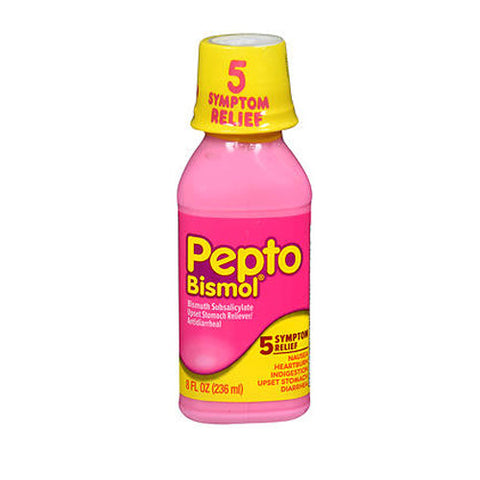 Pepto-Bismol, Upset Stomach Reliever Antidiarrheal, Original 8 oz Pepto-Bismol