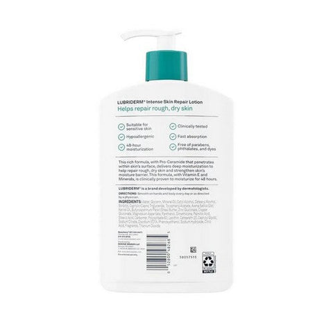 Lubriderm, Intense Skin Repair Body Lotion, 16 oz