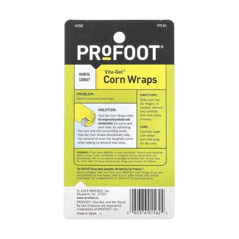 Profoot, Vita-Gel Corn Wraps, 3 each Profoot